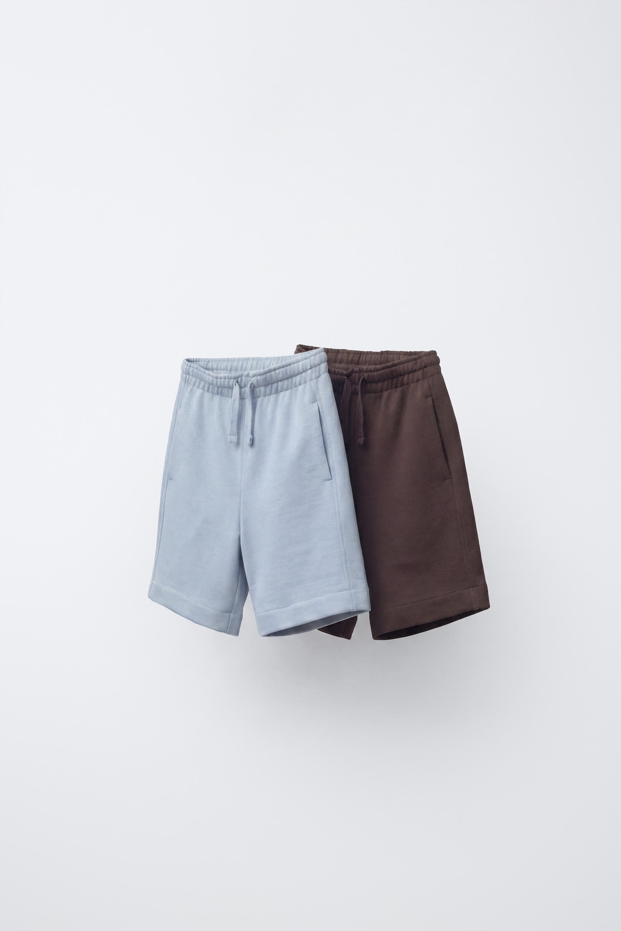 TWO-PACK PLAIN SHORTS